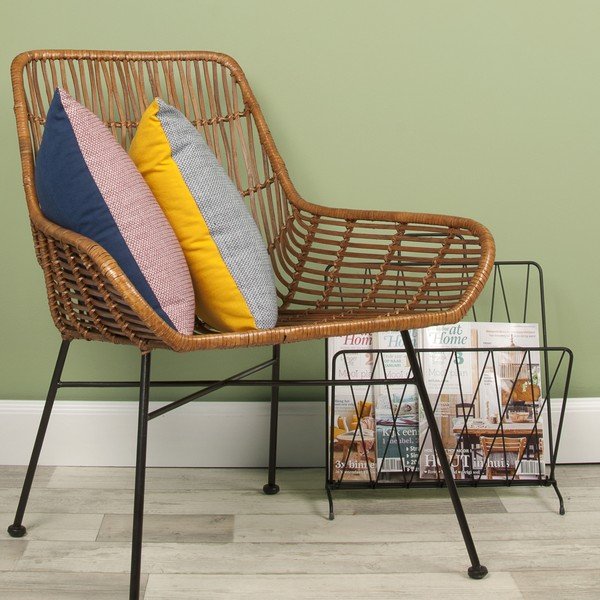 Diamond fekete újságtartó állvány - PT LIVING-image-1