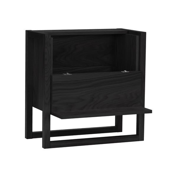 NewEst fekete tölgyfa bortartó szekrény 59x60 cm - Woodman-image-2