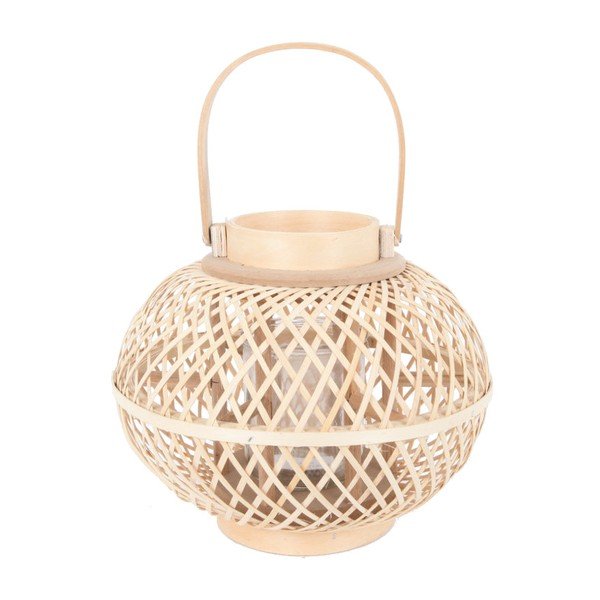 Bambusz lámpás (magasság 24 cm) – Ego Dekor