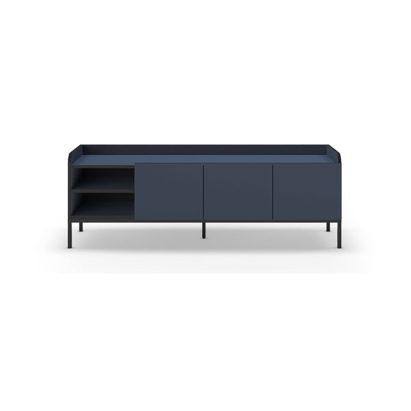 Kék TV-állvány 160x55x42 cm Adara – Marckeric