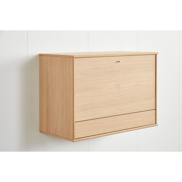 Bortároló szekrény tölgyfa dekorral 89x61 cm Mistral 004 - Hammel Furniture-image-1