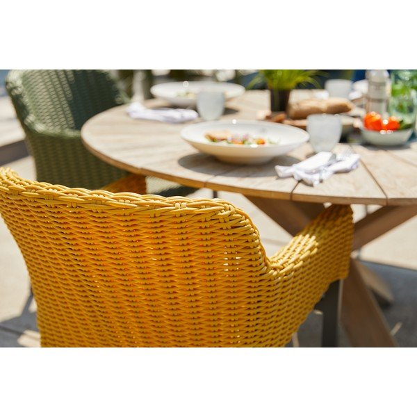 Provence teakfa kerti asztal, ø 150 cm - Hartman-image-3