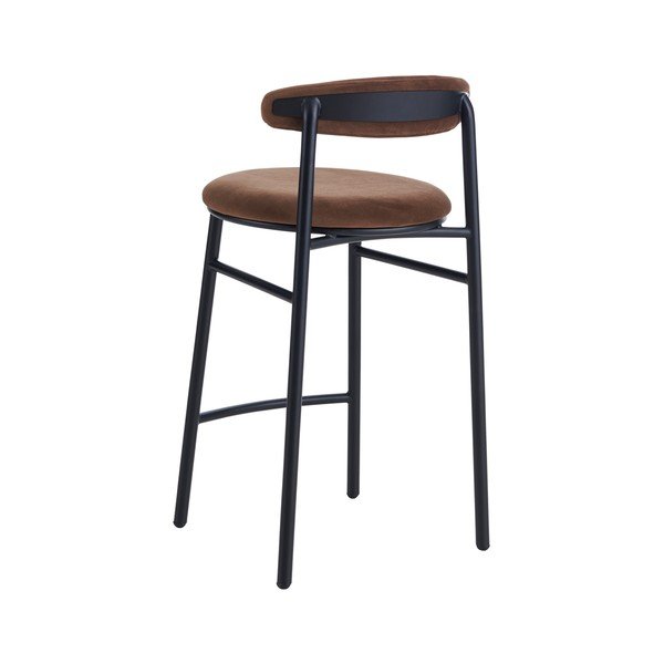 Barna fém bárszék (ülésmagasság 66 cm) Doggi – Ellos Home-image-3