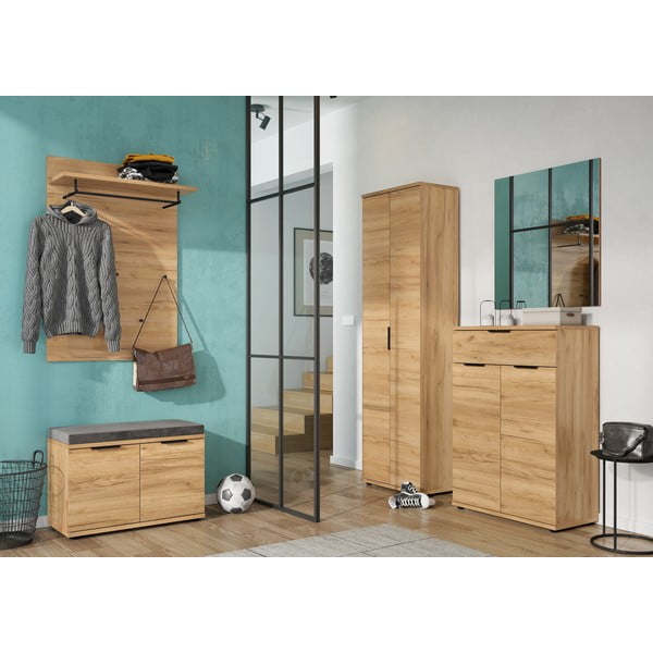 Ruhásszekrény tölgyfa dekorral 59x199 cm Fremont - Germania-image-4