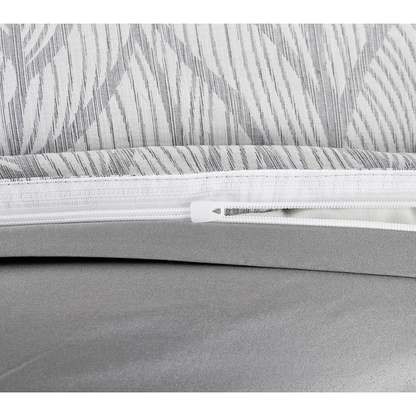 Szürke egyszemélyes jacquard ágyneműhuzat 140x200 cm Florida – My House-image-3