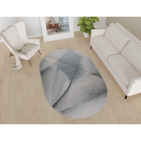 Világosszürke mosható szőnyeg 120x180 cm – Vitaus-image-1