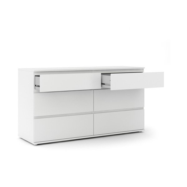 Fehér alacsony komód 153x84 cm Nova – Tvilum-image-2