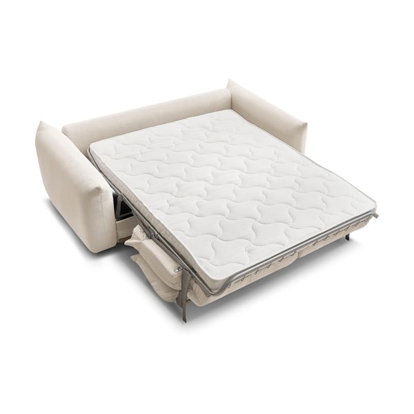 Krémszínű kinyitható kanapé 234 cm Ernest – Bobochic Paris-image-4