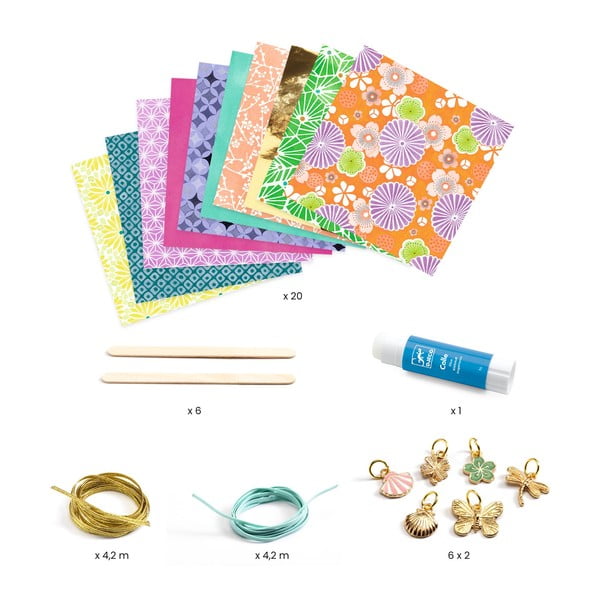 Papírkarkötő készítő szett - Djeco-image-1