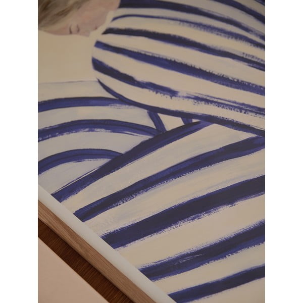 Poszter 50x70 cm Blue Stripe at Concorde – Sofia Lind – The Poster Club-image-2