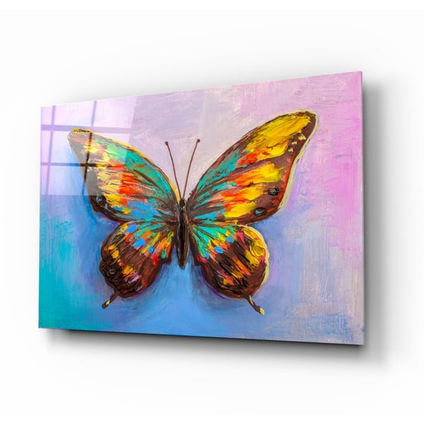 Kelebek üvegkép, 110 x 70 cm - Insigne