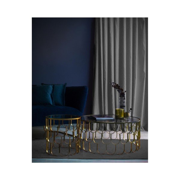 Szürke bársony függöny, 140 x 260 cm - Velvet Atelier-image-2