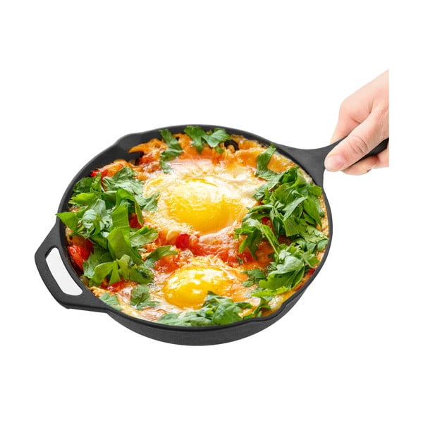 Grill öntöttvas serpenyő ø 25 cm LITINA – Orion-image-2