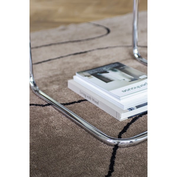 Barna mosható pamut szőnyeg 140x200 cm Shadow – Mette Ditmer Denmark-image-3