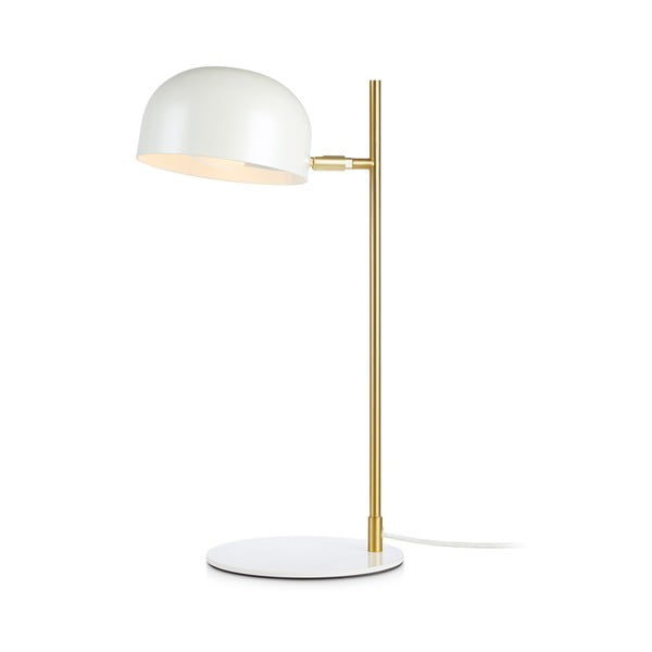 Pose Table fehér asztali lámpa rézszínű álvánnyal - Markslöjd