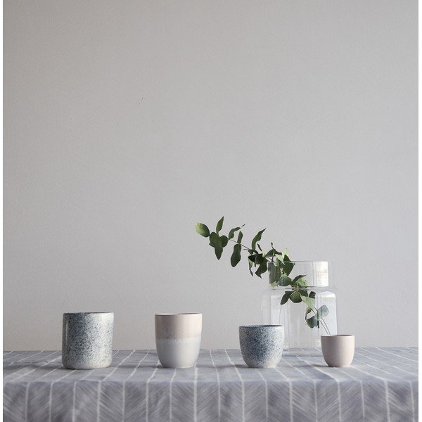 Mess fekete-fehér agyagkerámia bögre, 400 ml - ÅOOMI-image-1