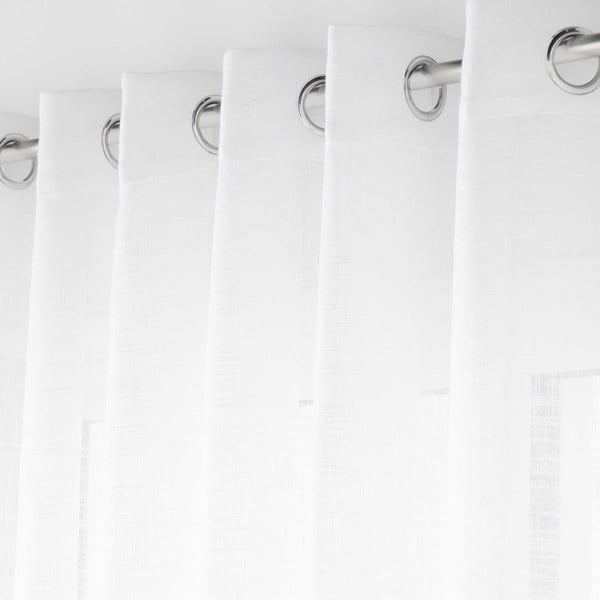 Fehér fényáteresztő függöny 400x240 cm Haltona – douceur d'intérieur-image-1