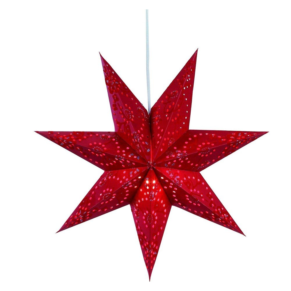 Piros függő karácsonyi fénydekoráció Aratorp – Markslöjd