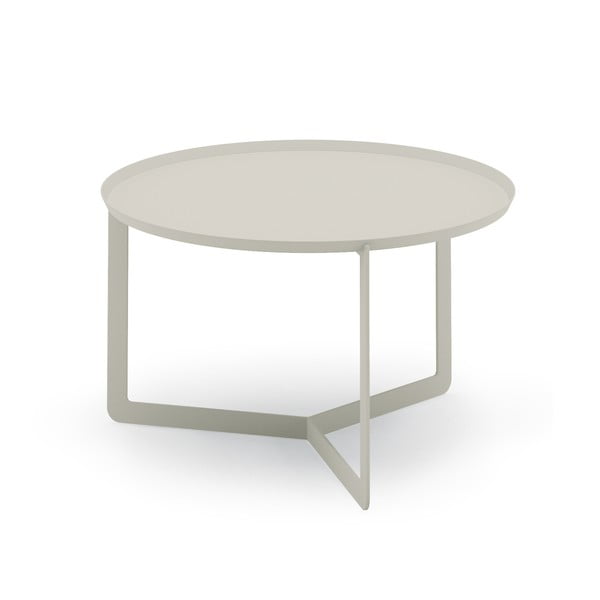 Round krémszínű tálca-asztal, Ø 60 cm - MEME Design
