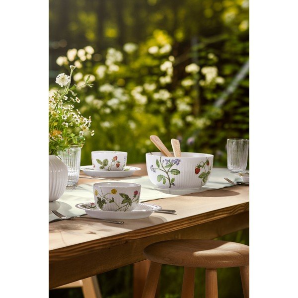 Fehér porcelán leveses tálka 600 ml Hammershøi Summer – Kähler Design-image-1