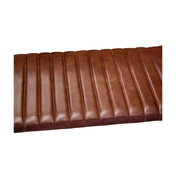 Barna bőr pad – Antic Line-image-2