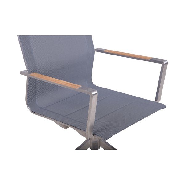 Szürke fém kerti szék Salida – Garden Pleasure-image-3