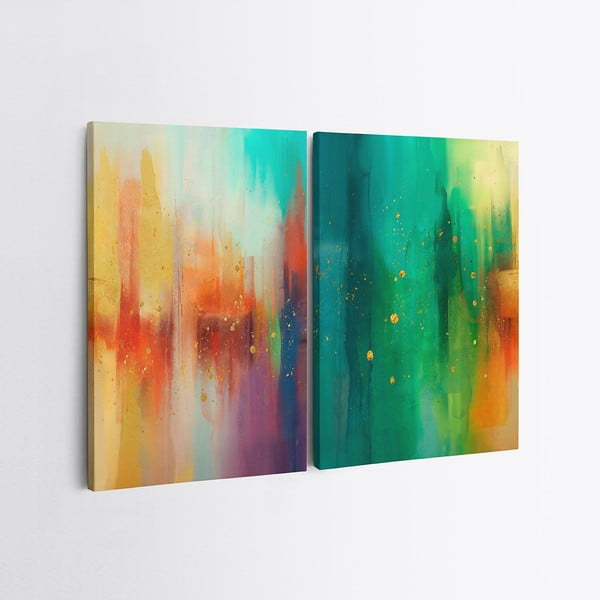 Kép szett 2 db-os 50x70 cm Splash – Wallity-image-2