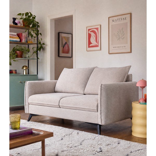 Bézs kanapé 138 cm Juli Bis – Ropez-image-1