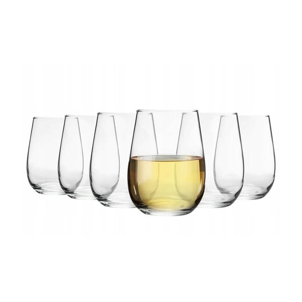 Pohár szett 6 db-os 350 ml Amber – Hermia