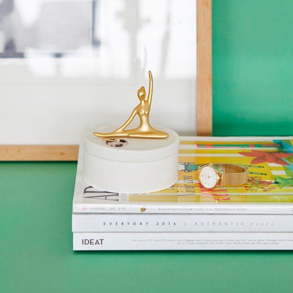 Ballerina fehér porcelán ékszertartó doboz - Balvi-image-1