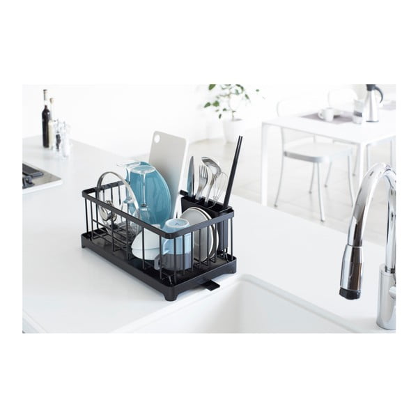 Tower Wire fekete edényszárító - YAMAZAKI-image-2