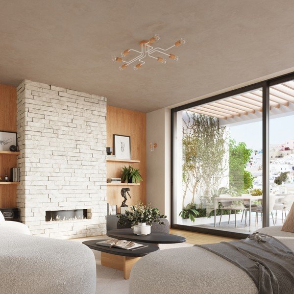 Natúr színű mennyezeti lámpa 58x75 cm Dazzle – Sollux-image-4