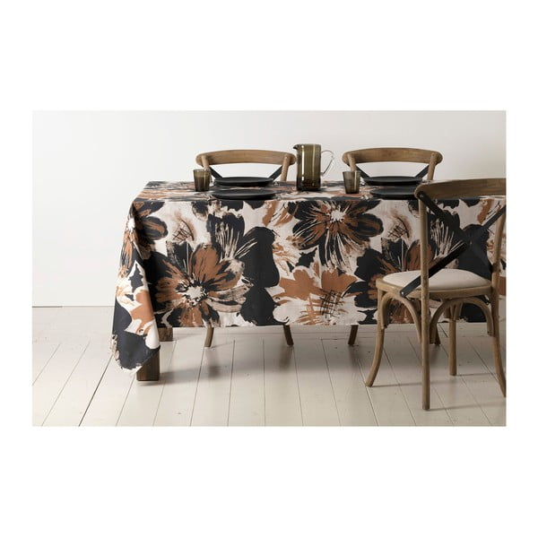 Pamut asztali futó 50x160 cm Fleurs – Côté Table