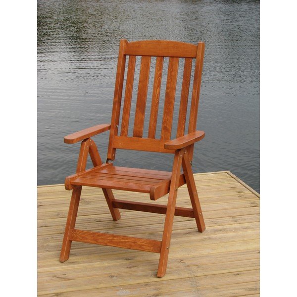 Barna tömörfa kerti szék Luisa – Rojaplast-image-1