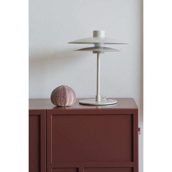 Bézs fém asztali lámpa (magasság 32 cm) Wubbo – White Label-image-2