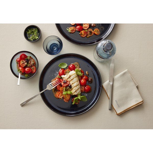 Matt ezüstszínű acél evőeszköz készlet 16 db-os – Bitz-image-1