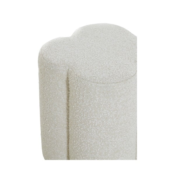 Krémszínű buklé puff Nalani – Light & Living-image-3