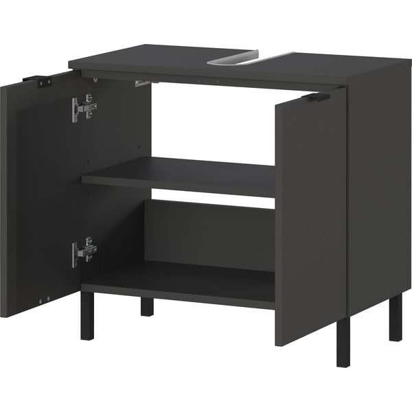 Antracitszürke fürdőszoba bútor szett Arcena – Germania-image-3