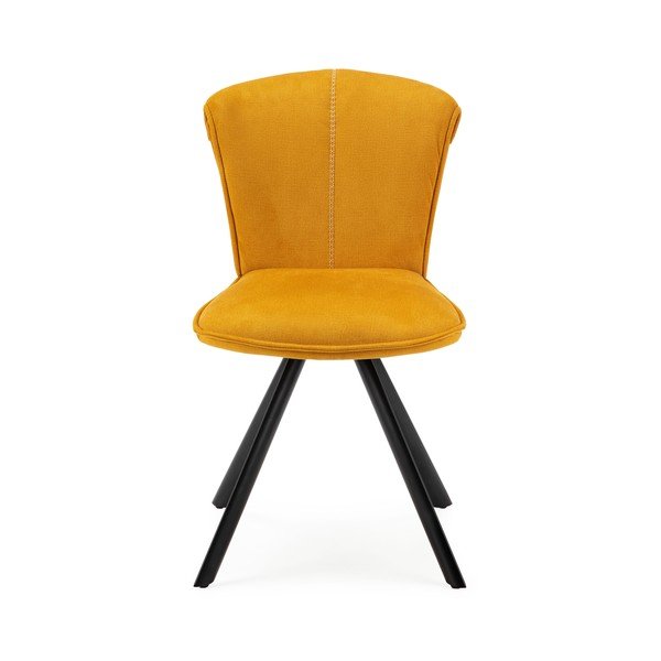 Sárga étkezőszék szett 2 db-os Simbra – Marckeric-image-2