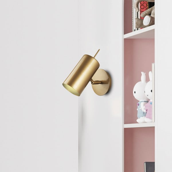 Geo aranyszínű fali lámpa, magasság 23 cm - Squid Lighting-image-3