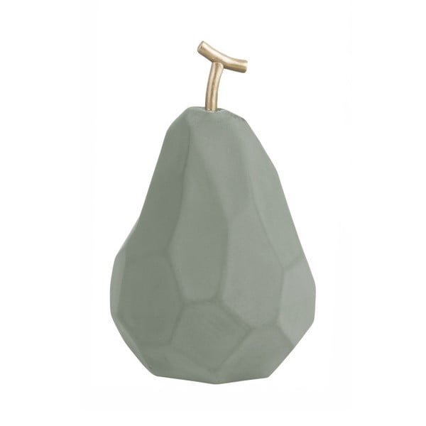 Origami Pear matt menta-zöld beton szobor - PT LIVING