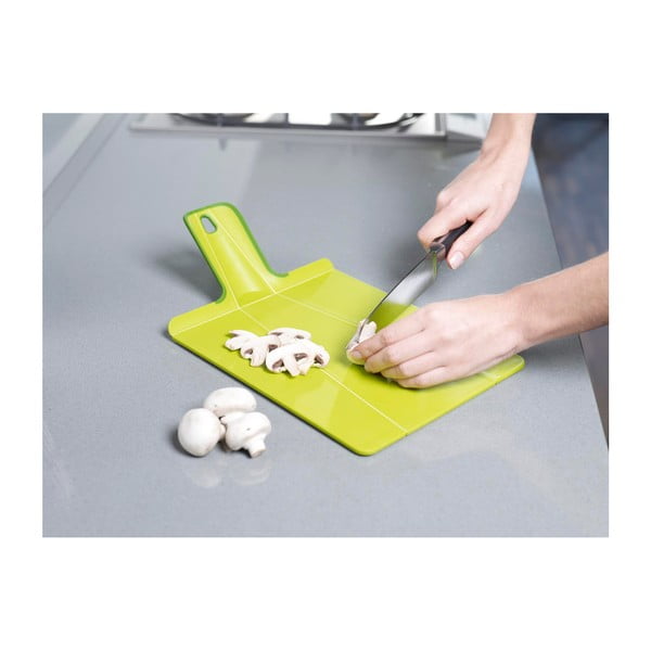 Chop2Pot Plus fekete összehajtható vágódeszka, hosszúság 38 cm - Joseph Joseph-image-1
