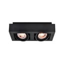 Fekete mennyezeti lámpa fém búrával 34x18,5 cm Loid – GTV