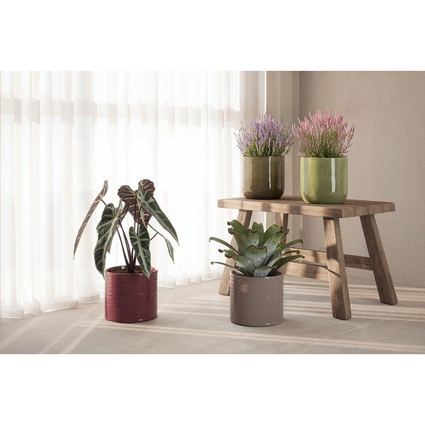 Kerámia kézzel készített kaspó ø 18 cm Fortuna – Artevasi-image-1