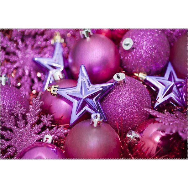 Christmas Period Purple Deco szőnyeg, 50 x 80 cm - Vitaus