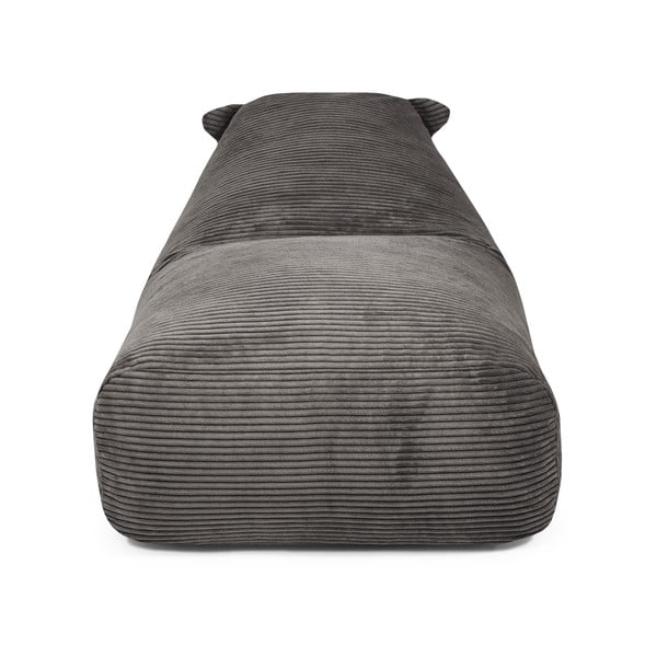 Fekete kordbársony gyerek babzsákfotel Snug 130 Dragon – SLOWDOWN-image-1