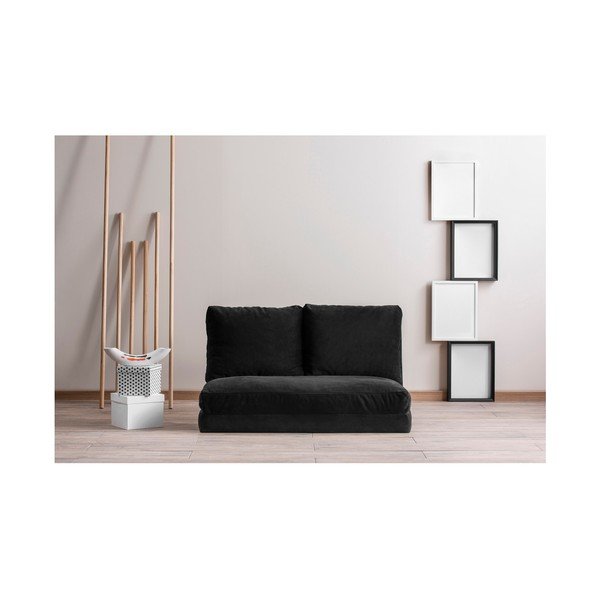 Fekete kinyitható kanapé 120 cm Taida – Balcab Home-image-1