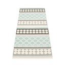 Szürke-türkiz kültéri-beltéri futószőnyeg 70x180 cm Asta Pale Turquoise – Pappelina