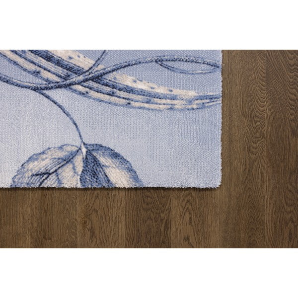 Világoskék gyapjú szőnyeg 300x400 cm Talwin – Agnella-image-4