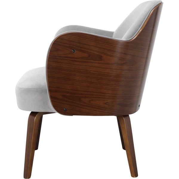 Szürke bársony fotel Haruko - Støraa-image-2